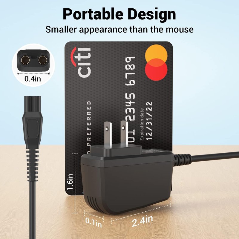 CGGXJP 15V Charger Cord Compatible with Philips Norelco HQ8505 3000 5000 7000 9000 Series, Multigroom MG5750 MG7750 MG7770 MG7790 Electric Shaver Razor Trimmer Adapter Charging Cord