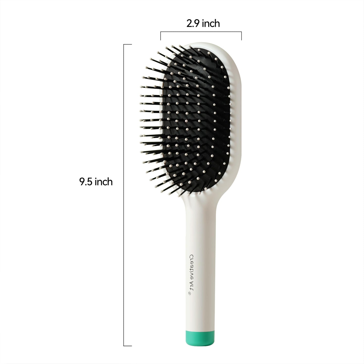 Detangling Brush Tangle-Free, Detangler Hairbrush for Wet & Dry, Pain-Free Hair Brush for Women & Men, Soft & Flexible Cushion & Bristles for Straight, Curly, & Thick Hair