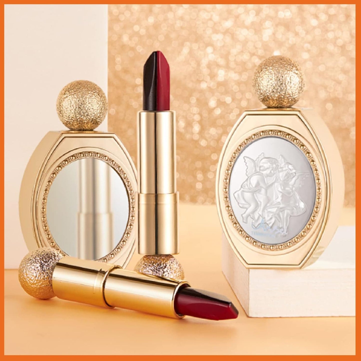 5-in-1 Multicolor Lipstick for Women - Highly Pigmented & Moisturizing | Long-Lasting Glossy Finish