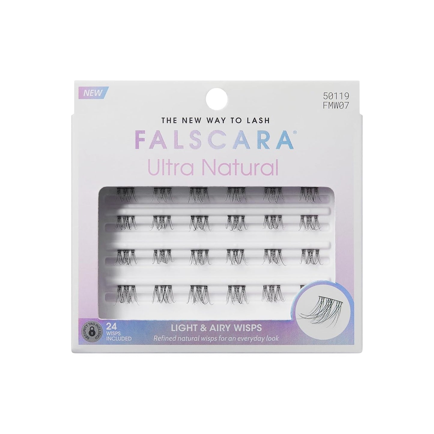 KISS Falscara Multipack - Faux Mink Wisps False Eyelashes | 24 Reusable Lash Clusters, 12mm-16mm Sizes