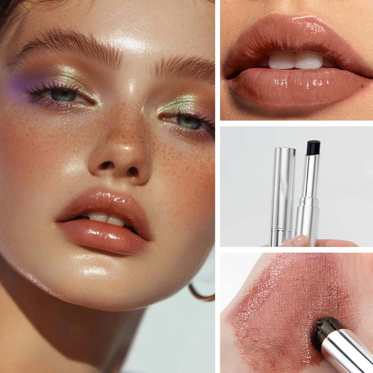 Noir Honey Lipstick - Moisturizing Lip Color & Nourishing Balm | Long-Lasting, Non-Sticky, 2 Pcs