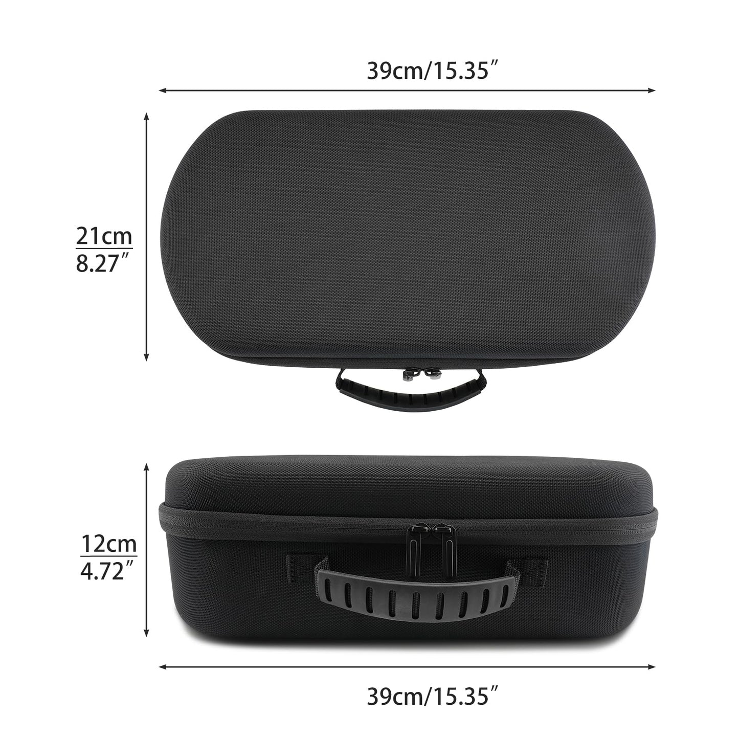 XINGFUDAO Carrying Case Compatible with Dyson Supersonic Nural and Supersonic R, Hard Travel Case for Hair Dryer, Black