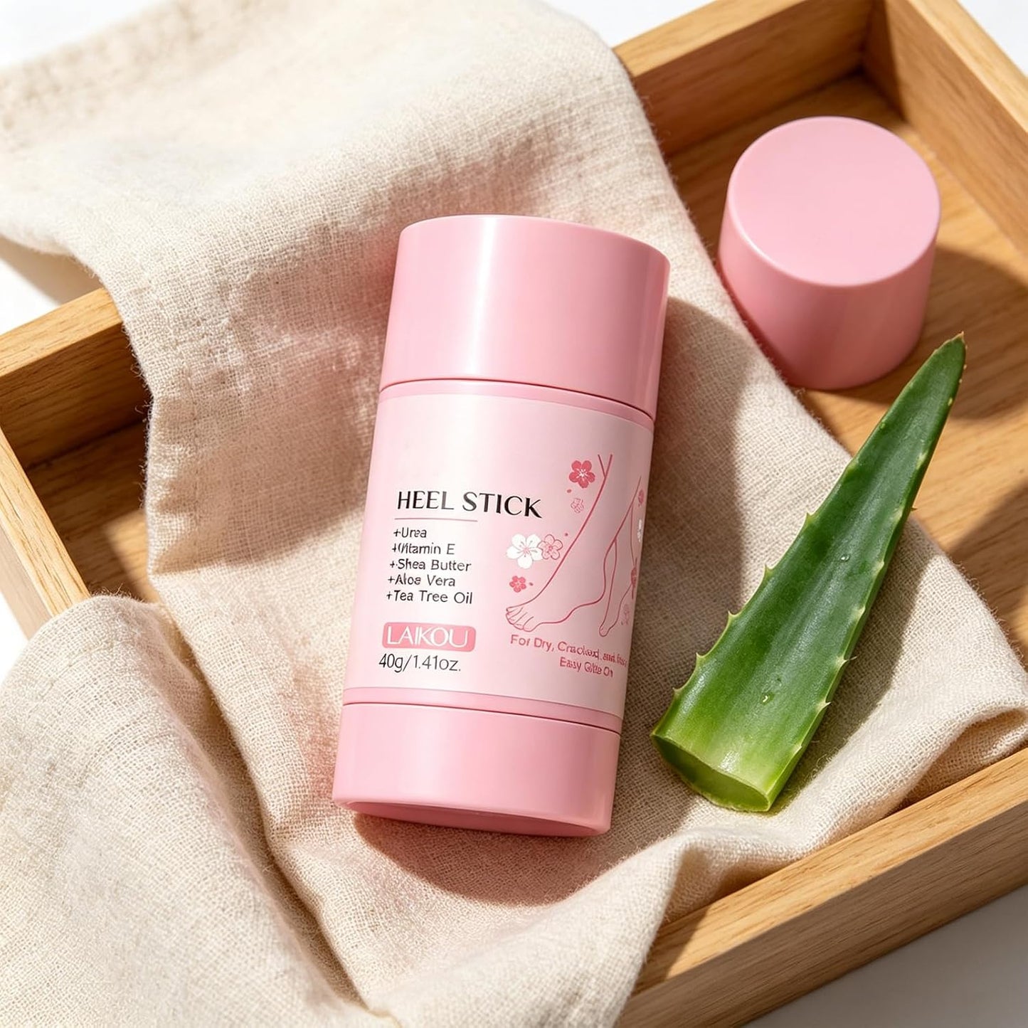 Sakura Foot Heel Stick - Deeply Moisturizing Cracked Heel Repair | Softens & Smooths Feet (1 PCS)