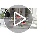 Handcrafted Miniature Glass Mushroom Figurines Set - 5pcs
