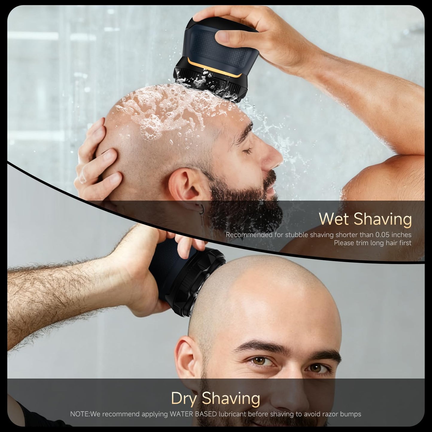 likefun Men Head shavers,Electric Razors (Royal Blue)