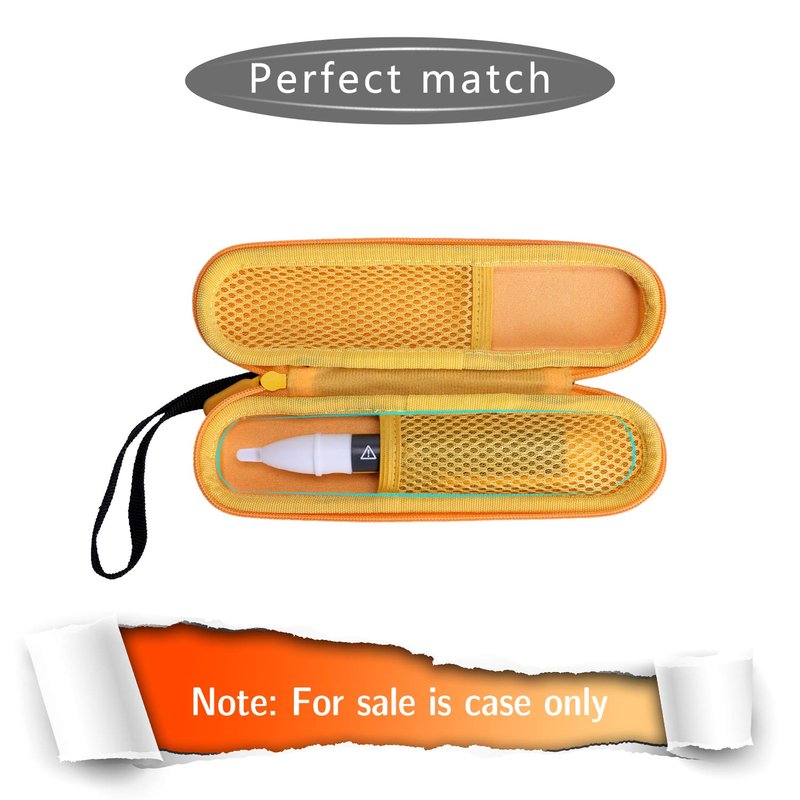 LTGEM Tester Pen Hard Carrying Case Compatible With Fluke 1AC VoltAlert Non-Contact Voltage Tester / 2AC Alert Voltage Tester Pen (Case Only)