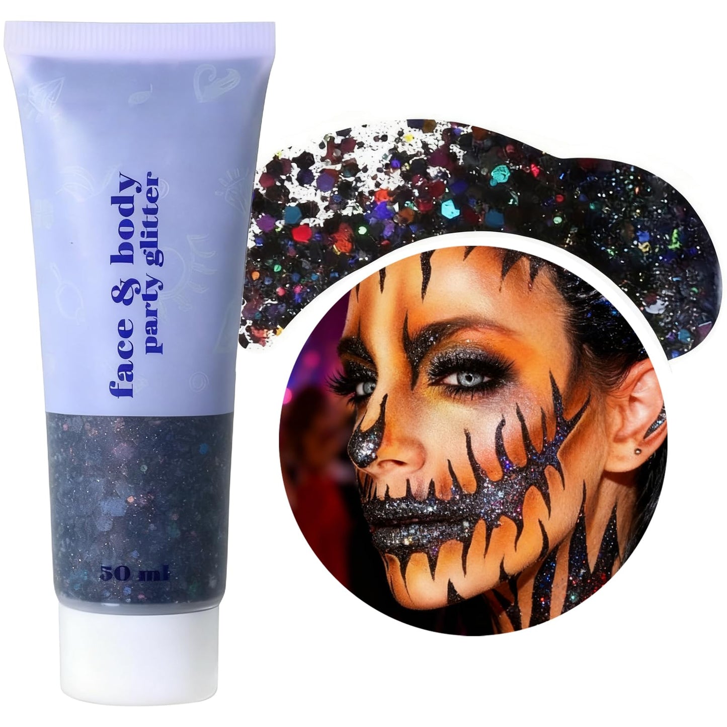 Patriotic USA Flag Independence Day Memorial Day Veterans Day Hair for Face Body Glitter, 4th of July Decorations and Accessorie for Women Kids, 4th of July Outfits Red White and Blue Glitter Stick