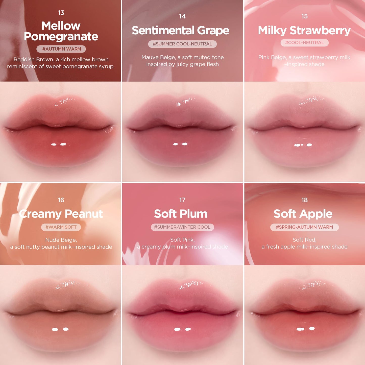 lilybyred Bloody Liar Coating Tint | Korean Jelly Gloss Lip Stain, Juicy Color with Clear Layering Shine, Non-Darkening, Long-Lasting, Non-Sticky & Lightweight, 0.12 oz. (14 Sentimental Grape)