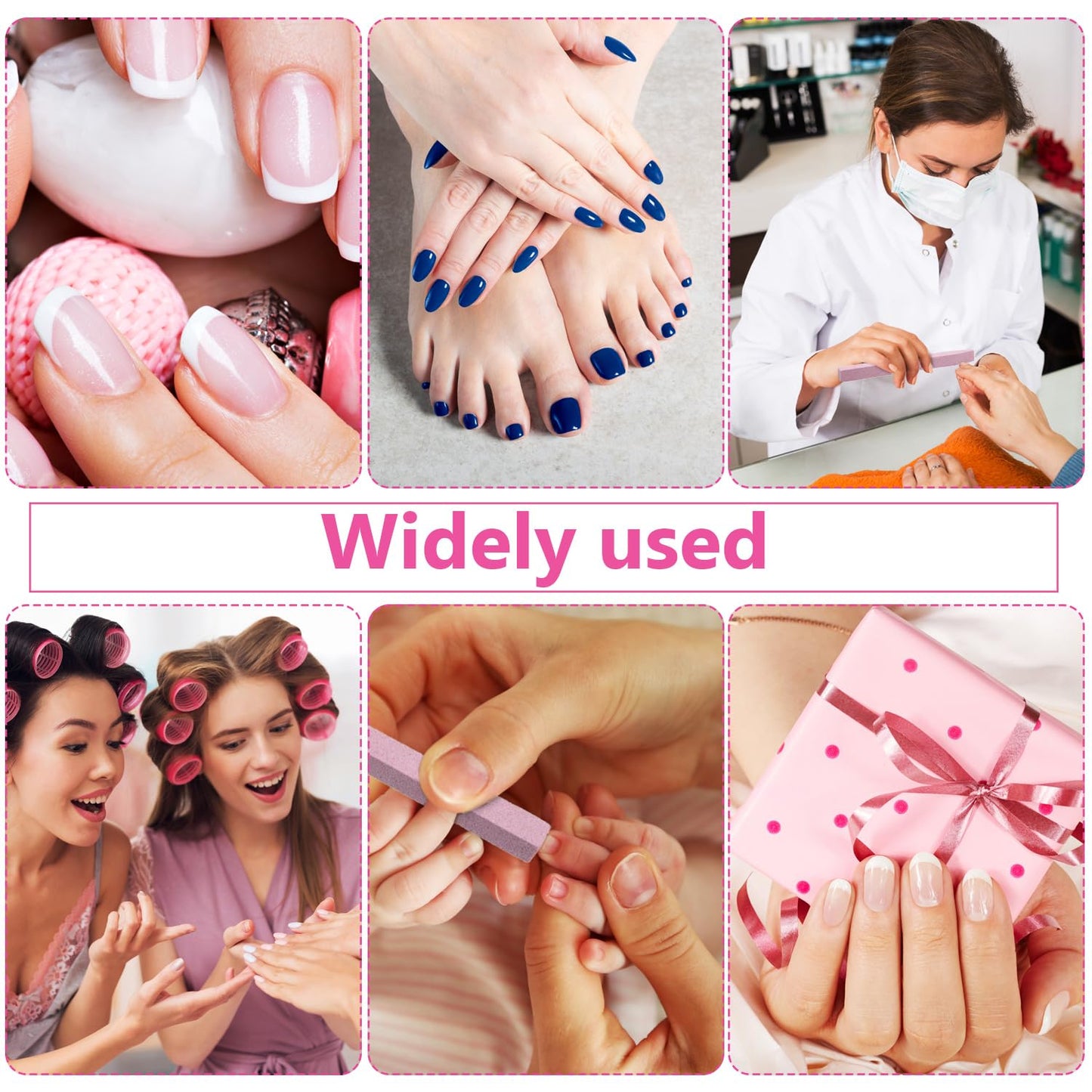 Mudder 8 Pcs Stone Nail File Pumice Stick for Fingernails Pumice Rock Nail Cuticle Pusher Rock File for Home Salon Toenail Buffing Tool (4 Colors)