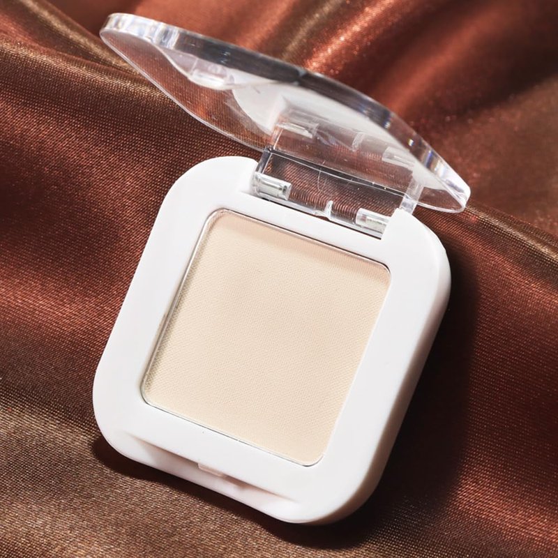 Neutral Nude Eyeshadow Palette - Light Beige & Ivory Matte Shades | Soft Blendable Makeup for Mature Skin, Vegan & Cruelty-Free