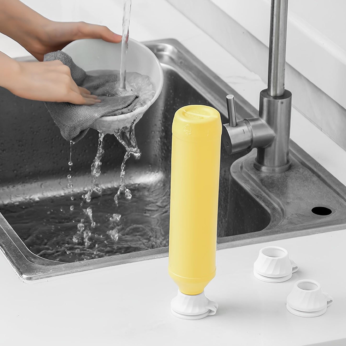 3Pcs Inverted Bottle Cap Bathroom Shower Gel Shampoo Leakproof Kitchen Spice Plastic Bottle Caps