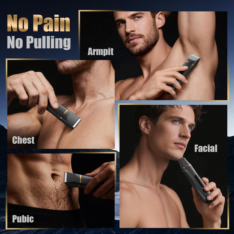 Hair Removal Epilators Bikini Trimmer for Women, Painless Waterproof Electric Foil Shaver Razors for Facial Leg Body Armpit, Ceramic Blade with USB Charging Dock, Travel Grooming Gifts for Her