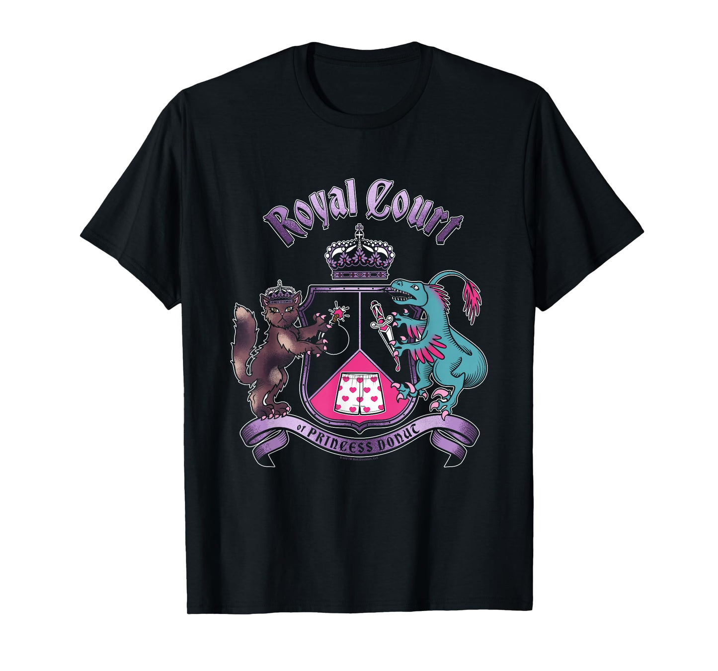 DCC Royal Court of Princess Donut Coat of Arms Book Series T-Shirt