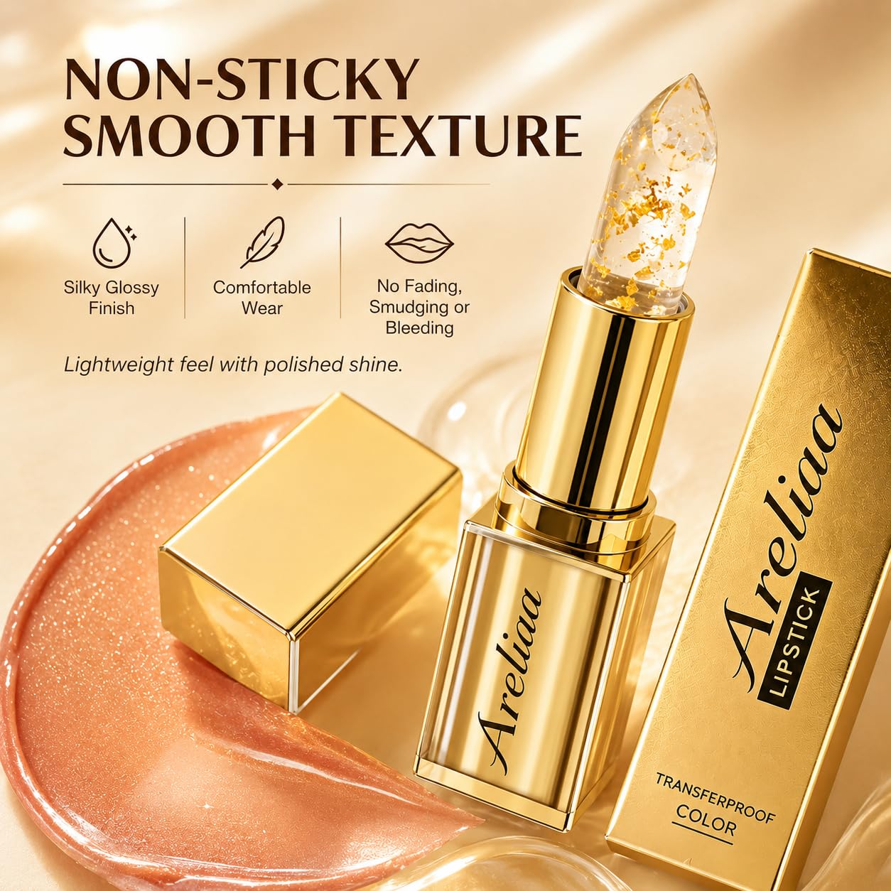 KBOWQ Areliaa Lipstick, Areliaa Skin-Adaptive Signature Lipstick - The Lipsticks That Adapts To You, Long Lasting Moisturizing, PH Lipsticks Color Changing for Older Women (1Pc)
