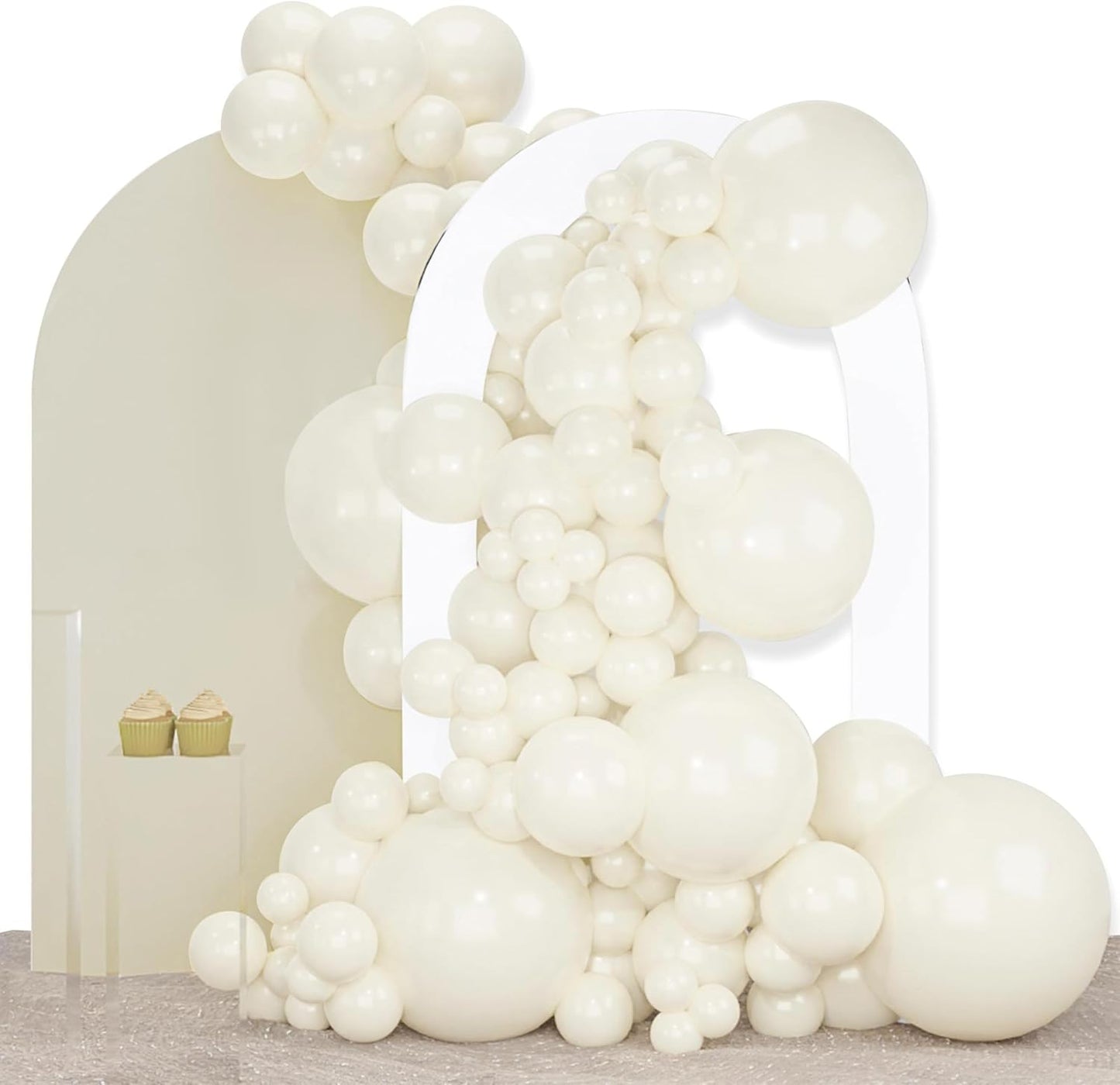 Black Balloon Arch Kit - 140 Pcs in 5-18 Inch Sizes for Baby Showers, Birthdays & Anniversaries | Elegant Black Decor