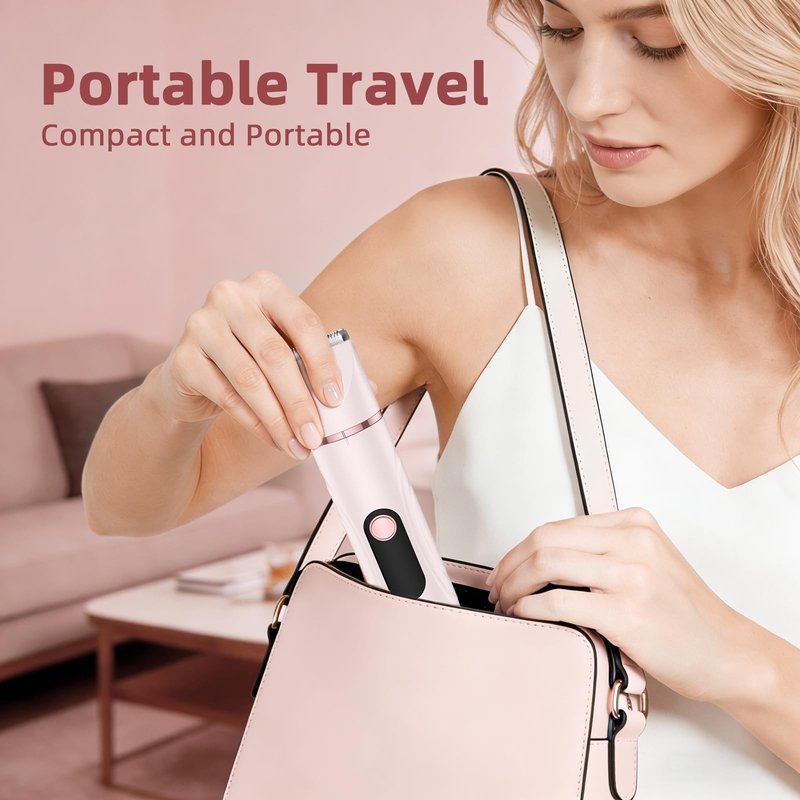 Bikini Trimmer for Women, Nose Hair Trimmer, Painless Electric Razor, Smooth Facial Hair Remover, Body Hair Trimmer for Legs and Armpit