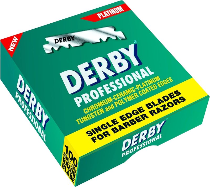400 Derby Professional Single Edge Razor Blades for straight razor (Four Hundred Pieces)