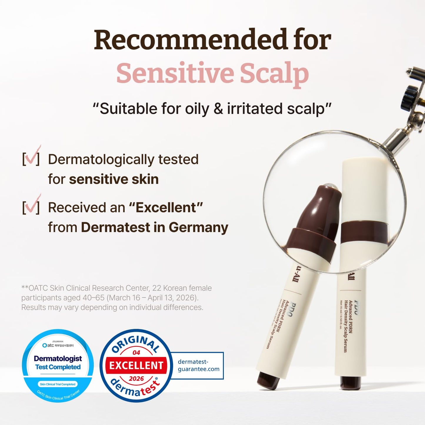 Dr.Reju-All Advanced PDRN Hair Density Serum - Korean Scalp Care for Healthy Volume | 0.5 Fl Oz