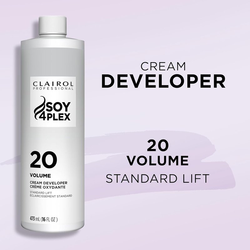 Clairol Professional 20 Volume Hair Developer - Deep Conditioning Formula for Coloring & Lightening | 16 oz