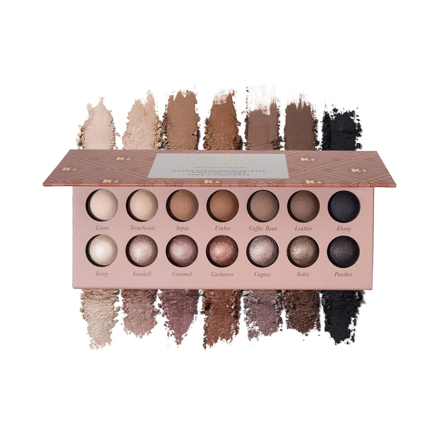 Baked Eyeshadow Palette - 14 Pigmented Shades for Blendable Natural Looks | Earthy Essentials