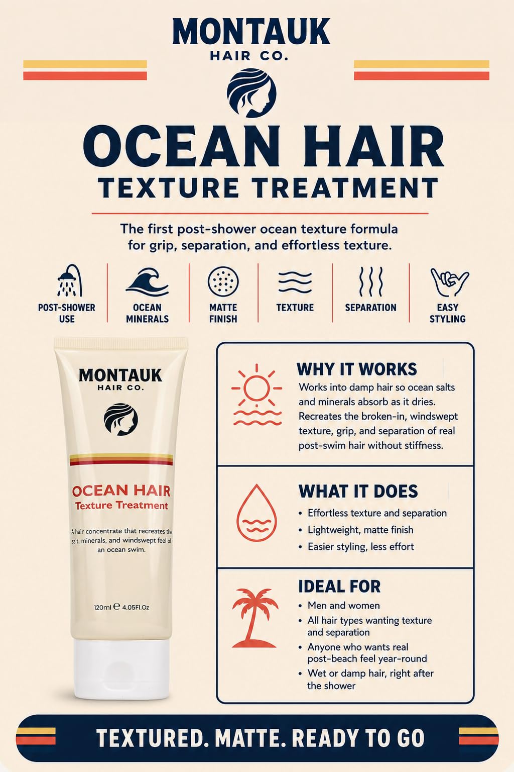 Ocean Hair Texture Treatment - 2oz Travel Size