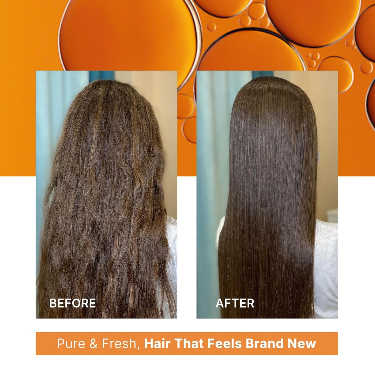 Deep Clean Clarifying Shampoo - Removes Buildup & Strengthens Hair Cuticle | 500ml for All Hair Types