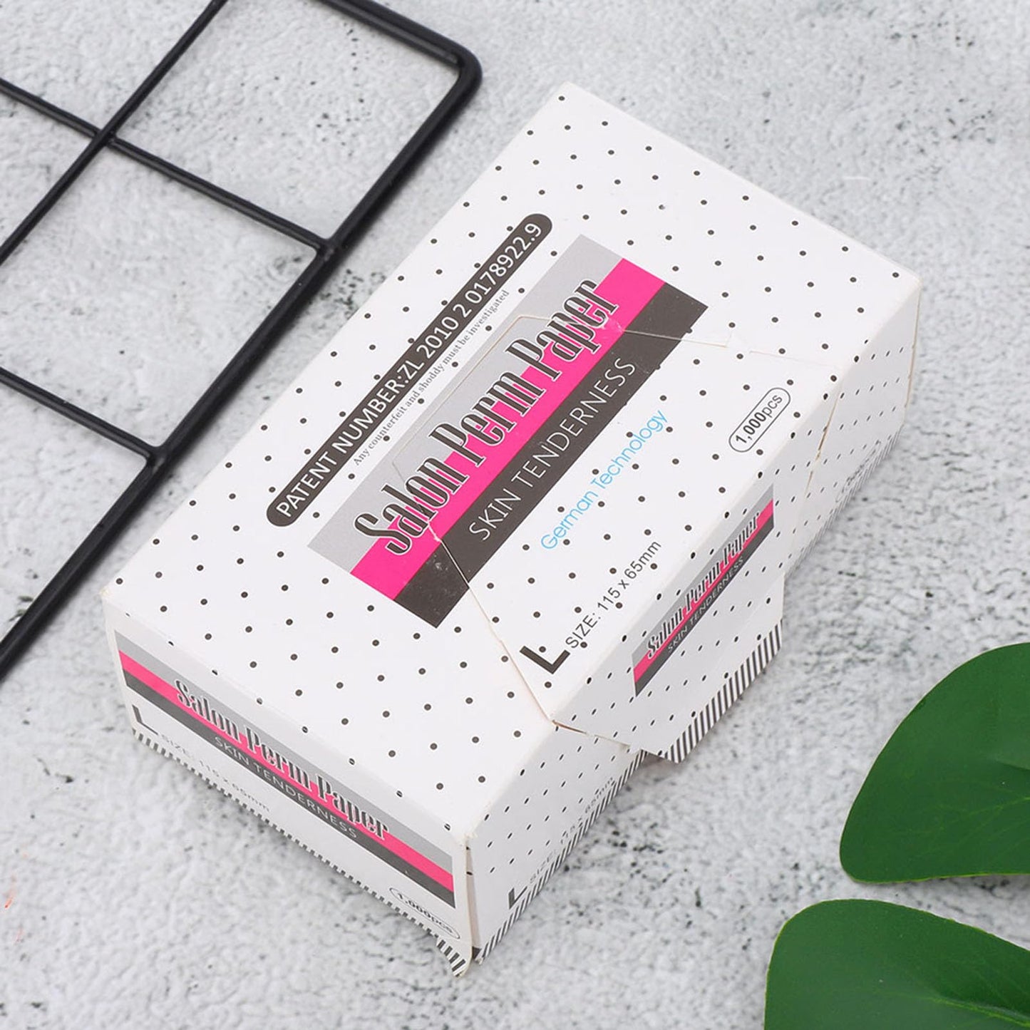 Cunyuer 1000PCS Breathable Perm Papers for Hair, Thin Mesh Hair Perm Kit Grooming Tools for Hair Salon Shop or Home Hair Perms