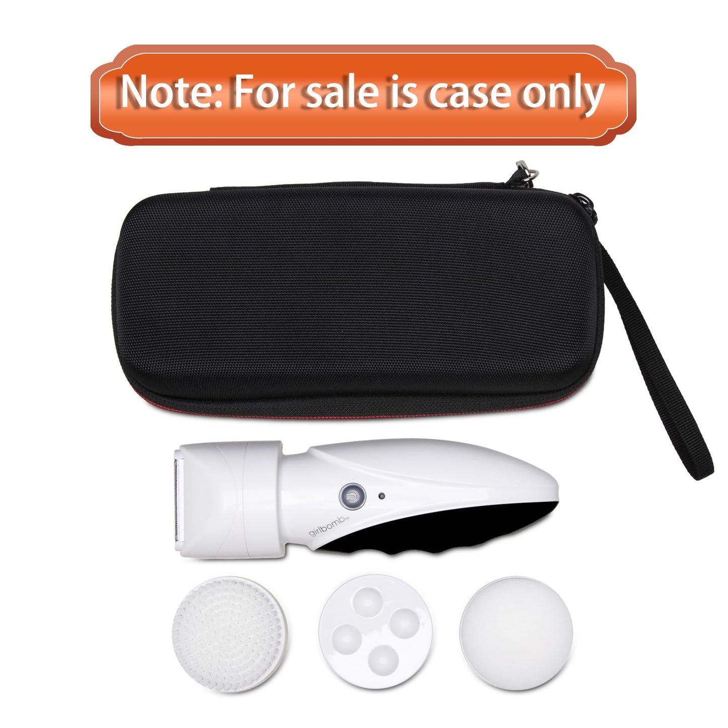 LTGEM Hard Travel Storage Carrying Case for Conair GIRLBOMB Shaver and Body Polish Kit for Women - Travel Carrying Electric Razor Hard Case