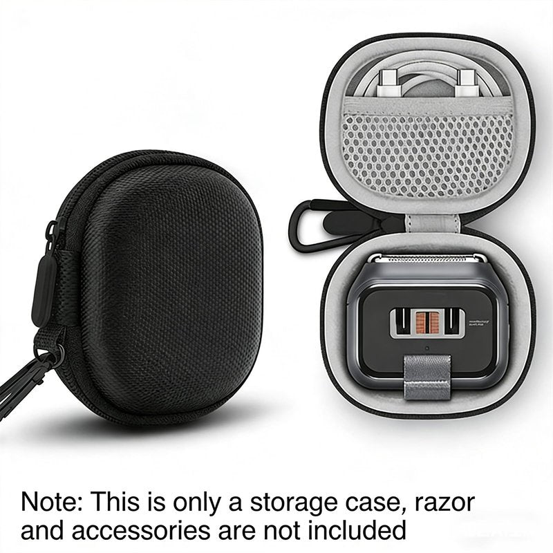 XinGeeek Electric Shaver Case for Laifen P3 Pro Electric Shaver Razor Hard Shell Case Protective Travel Storage Bag (Black)
