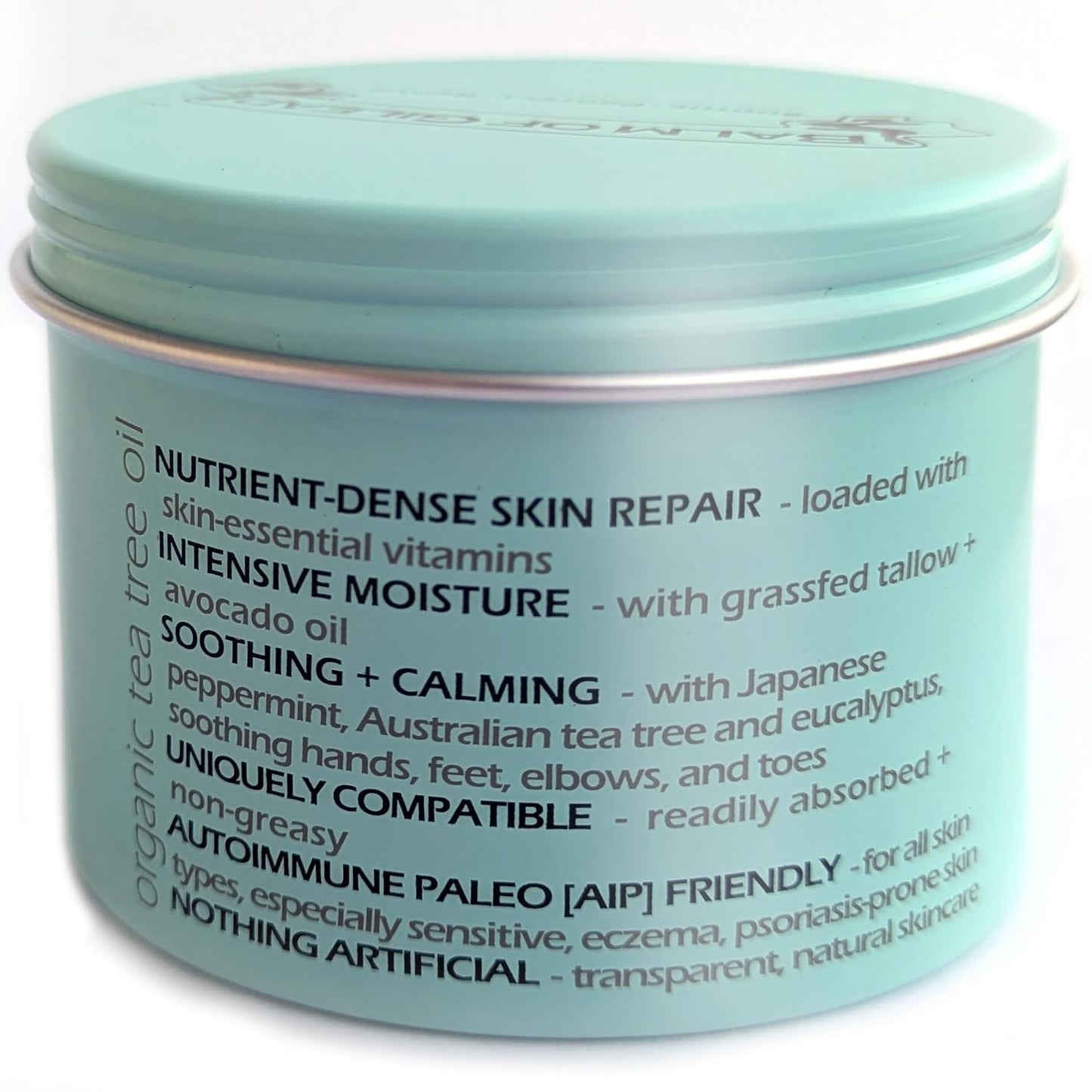 Balm of Gilead Foot Cream - Intensive Moisturizing Tea Tree & Eucalyptus Formula for Dry, Cracked Heels | Refreshing Skin Care Balm