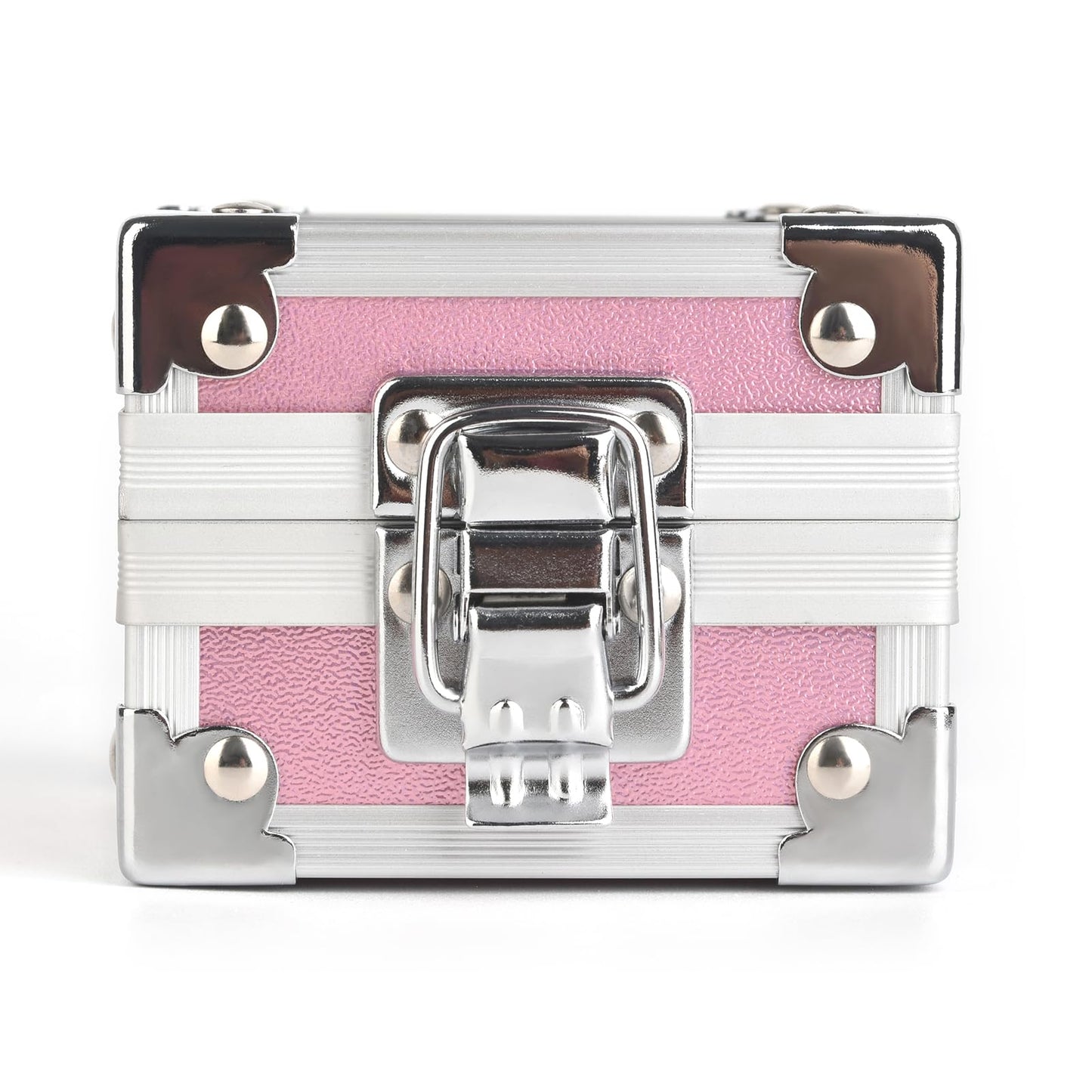 siyuwuro Nail Drill Bits Box Container 25 Hole Professional Nail Sander Storage Box Nail Art Tools Storage Container Nail Art Tools for Drill Bits Display Organizer, Pink