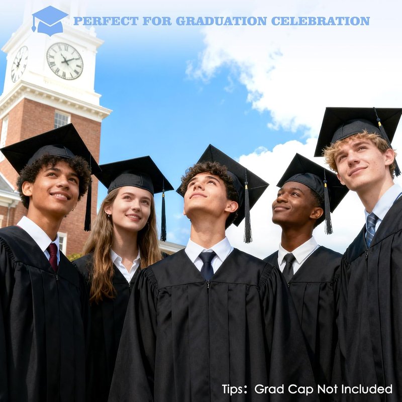 Graduation Cap Headband - Super Strong Clear Headband with Hook and Loop Felt | Perfect Gift for Graduates, 1 Pc