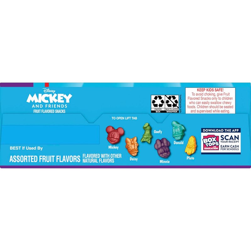 Mickey Mouse Fruit Flavored Snacks - Gluten Free Treat Pouches | 22 Count, 17.6 oz Value Pack