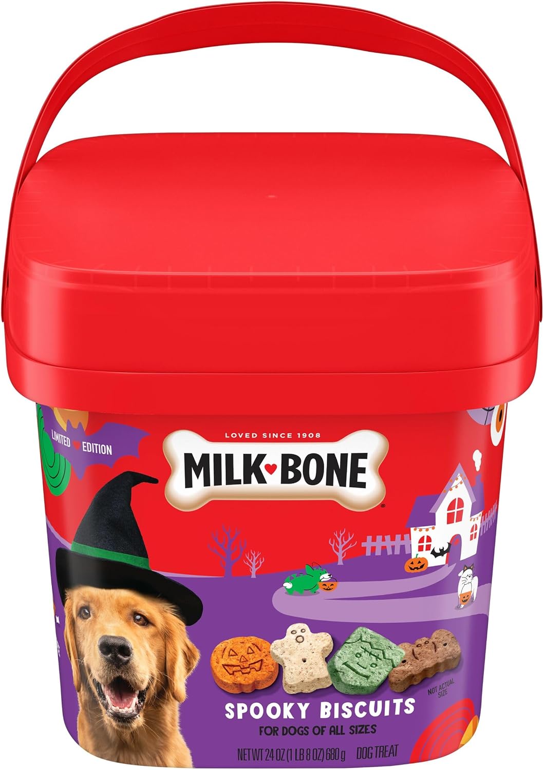 Milk-Bone MaroSnacks Small Dog Treats - Real Bone Marrow, 40 Oz Canister | Delicious & Nutritious