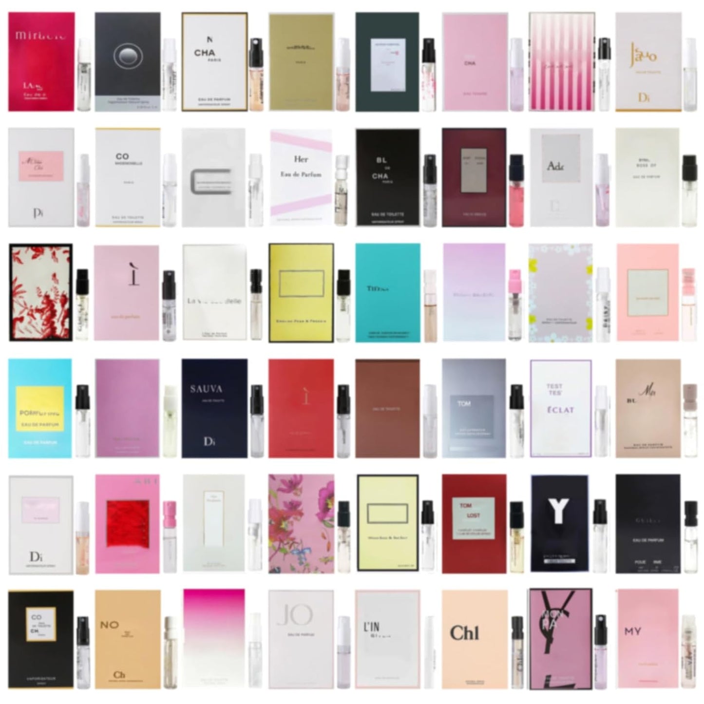 Designer Perfume Sampler Set for Women - 12 High-End Fragrance Samples | Luxury Scents