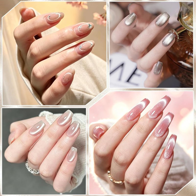 Ring Magnet for Nails - Cat Eye Gel Polish Tool Set for Instant 3-Second Effects | Neodymium Magnetic Nail Art
