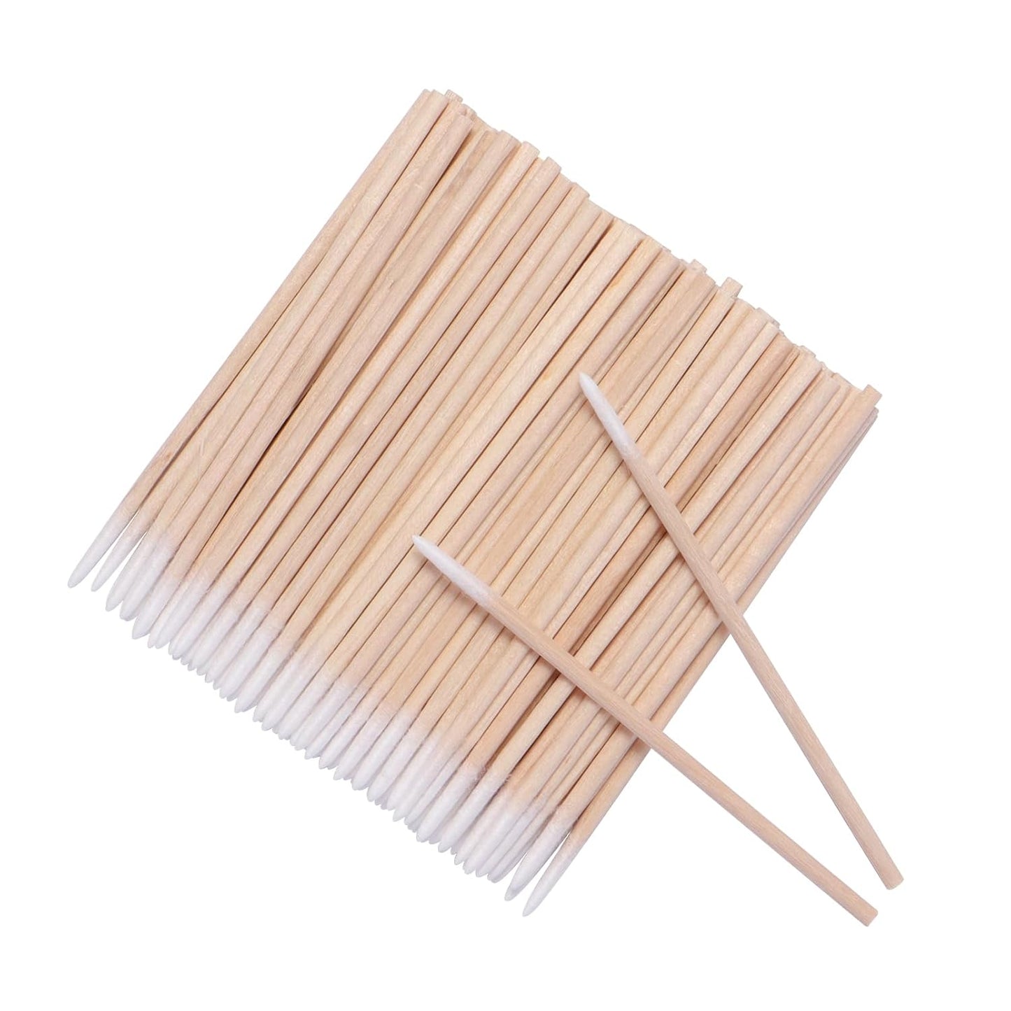 Eyelash Microbrush Sticks - 1200pcs Wood Cotton Swabs for Makeup, Eyebrow, and Tattoo Removal | 7cm Length