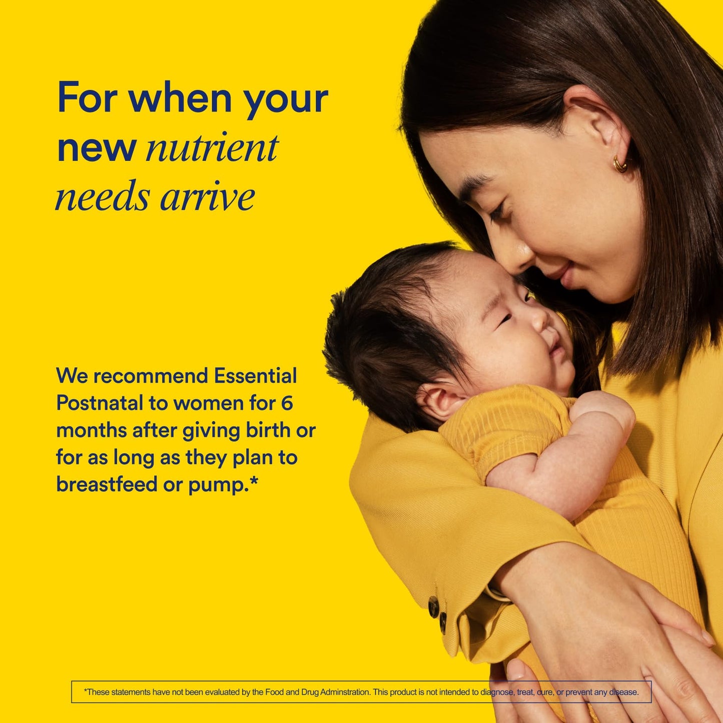 Ritual Postnatal Multivitamin for Women - Key Essential Vitamins and Minerals to Support Mom and Baby Postpartum and Throughout Lactation* - Choline, Omega-3 DHA - Mint - 60 Capsules - 30 Servings