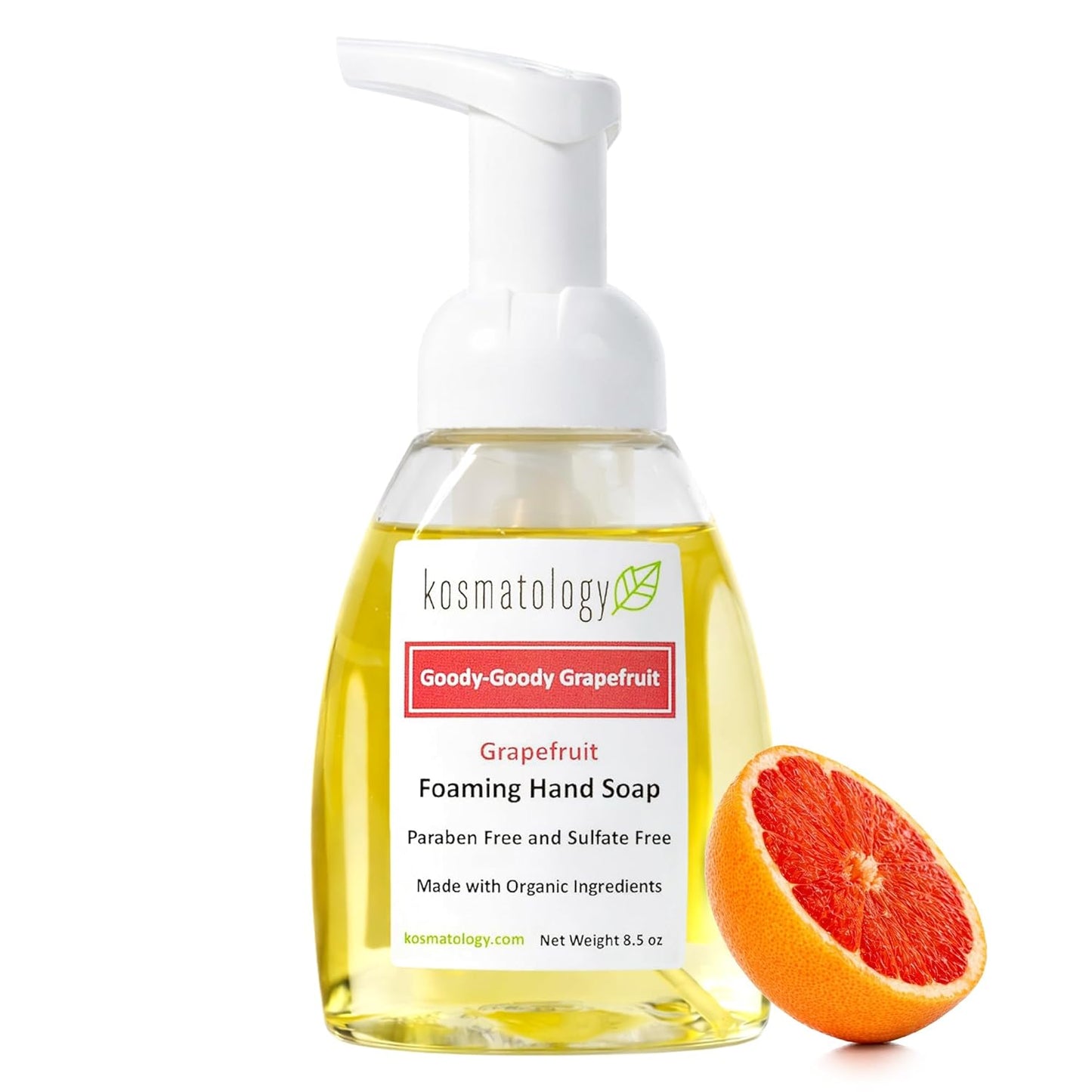 Organic Foaming Hand Soap - Botanical Bliss Lavender-Eucalyptus | Moisturizing Essential Oil Wash (8.5 fl oz)