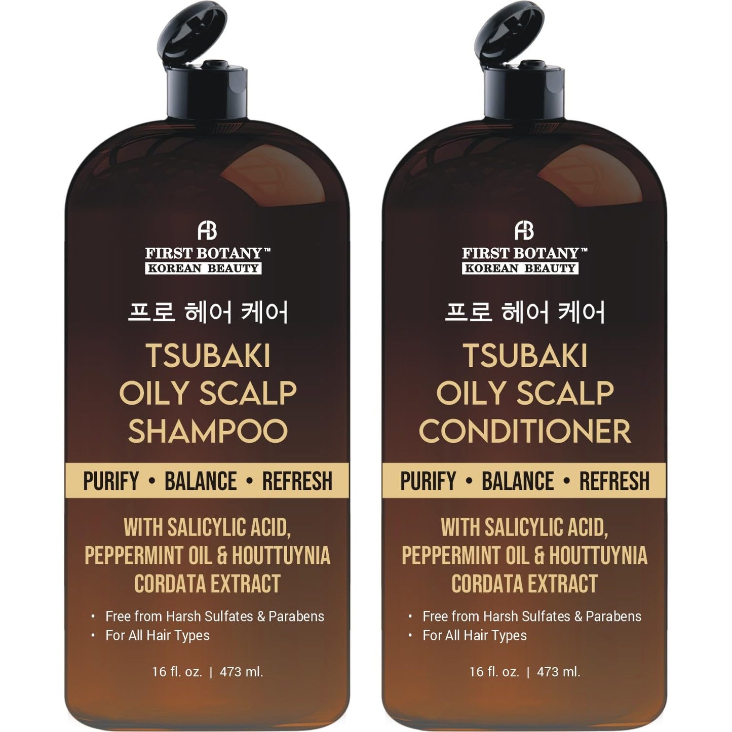 Color Care Shampoo & Conditioner Set - Nourishing Formula with Tsubaki & Quercetin | 16 fl oz