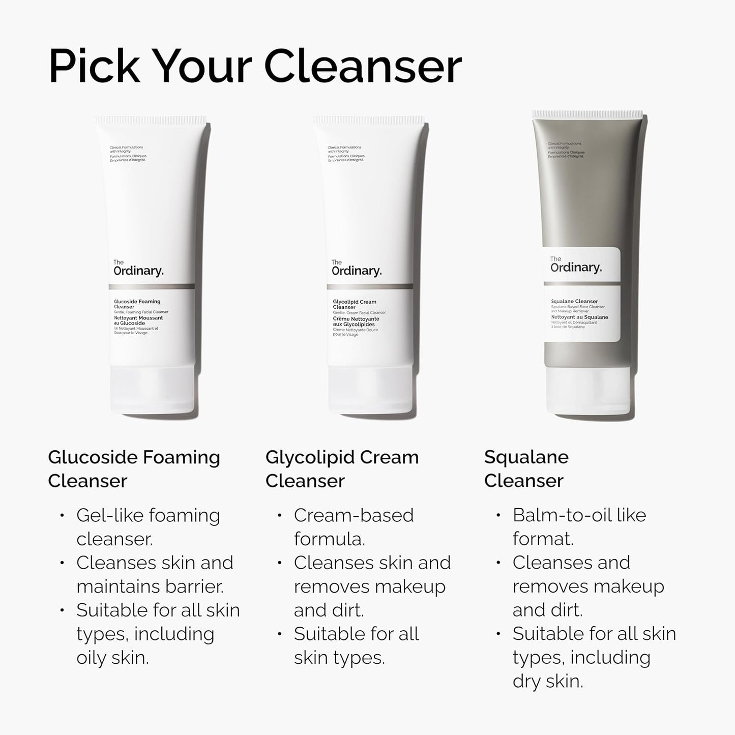 The Ordinary Squalane Cleanser - Hydrating Facial Cleansing Balm & Makeup Remover