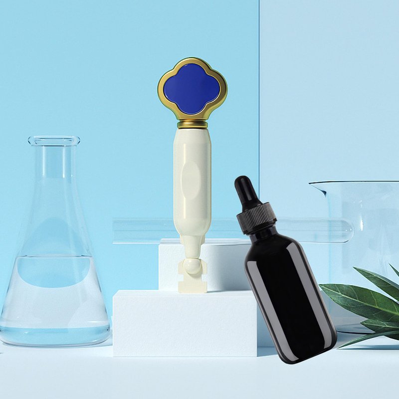Easeen 48 Pack 2oz Glass Dropper Bottles, Black Eye Dropper Bottles with Glass Droppers for Essential Oils, Perfumes(60ml, Black)