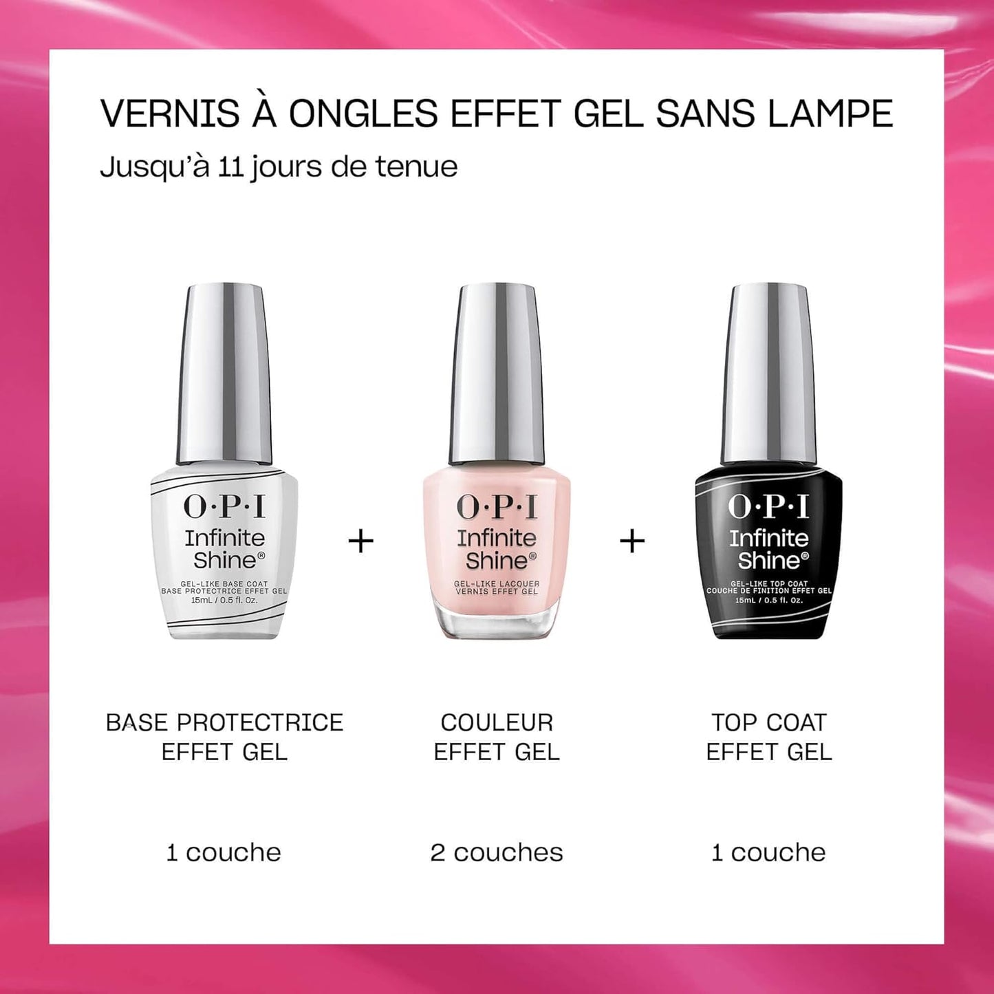 OPI Infinite Shine Alpine Snow - Opaque Soft White Crème Long-Lasting Gel Nail Polish | Vegan & Streak-Free Finish