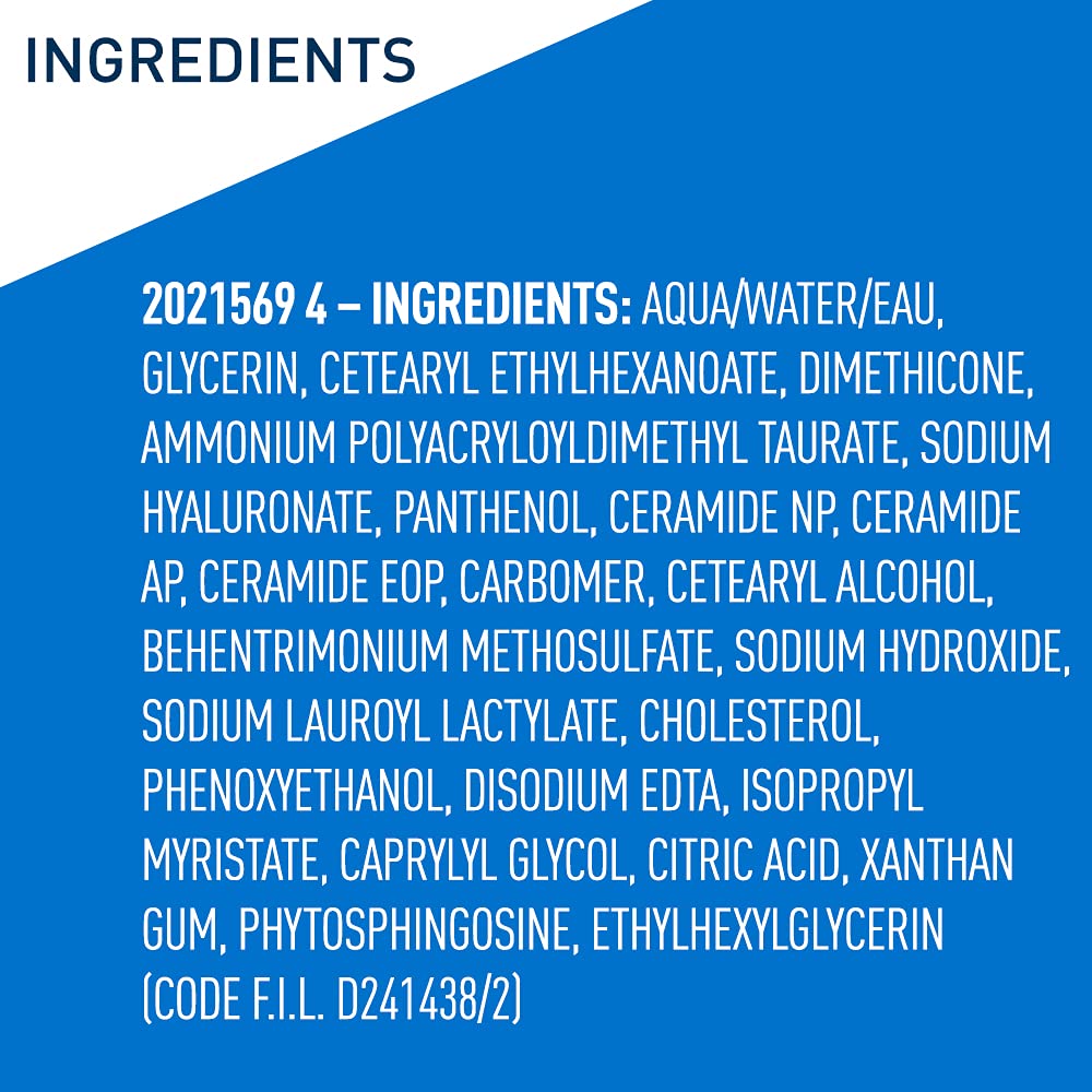 CeraVe Hyaluronic Acid Serum - Hydrating Face Serum with Vitamin B5 & Ceramides | 1 Ounce