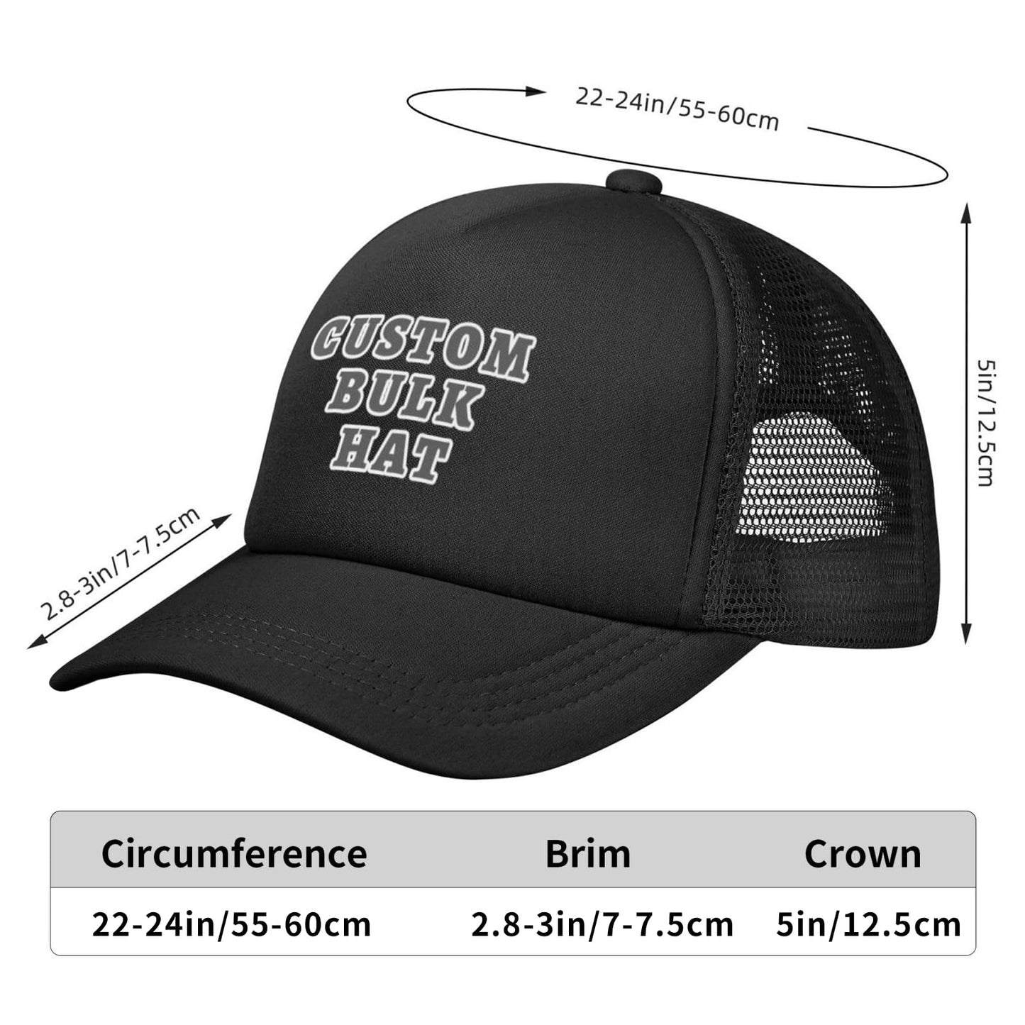 Byxhuc Customized Sunhats Design Your Own Logo, Gorras para Hombres, Personalized Gifts, Custom Bulk Hat, Fishing Accessories for Women, Mens Beach Caps for Sun Protection