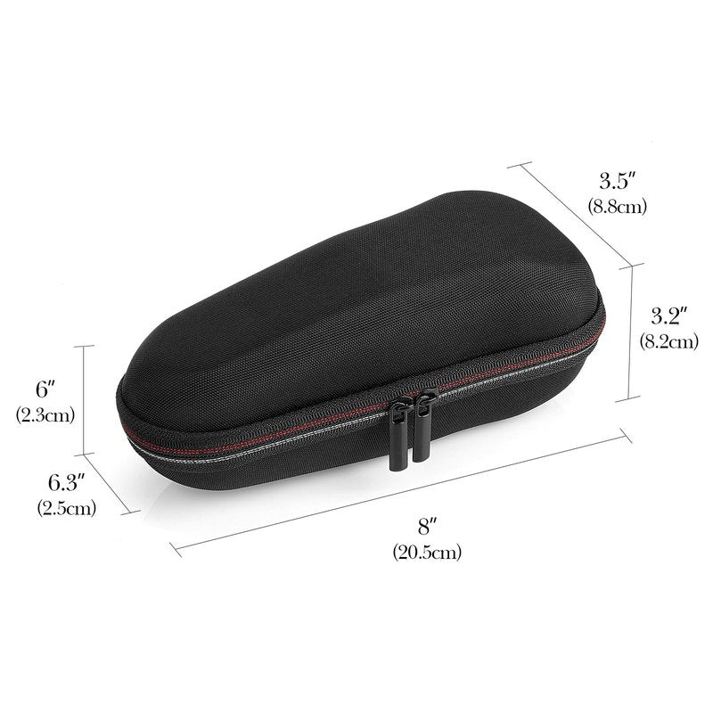 Linkidea Electric Shaver Travel Case, Hard Shell Protective Storage Box, Compatible with Philips Norelco 7000, 3000 Series, Braun Series 3, 7, 9, Razor Carrying Case for Men (Black)