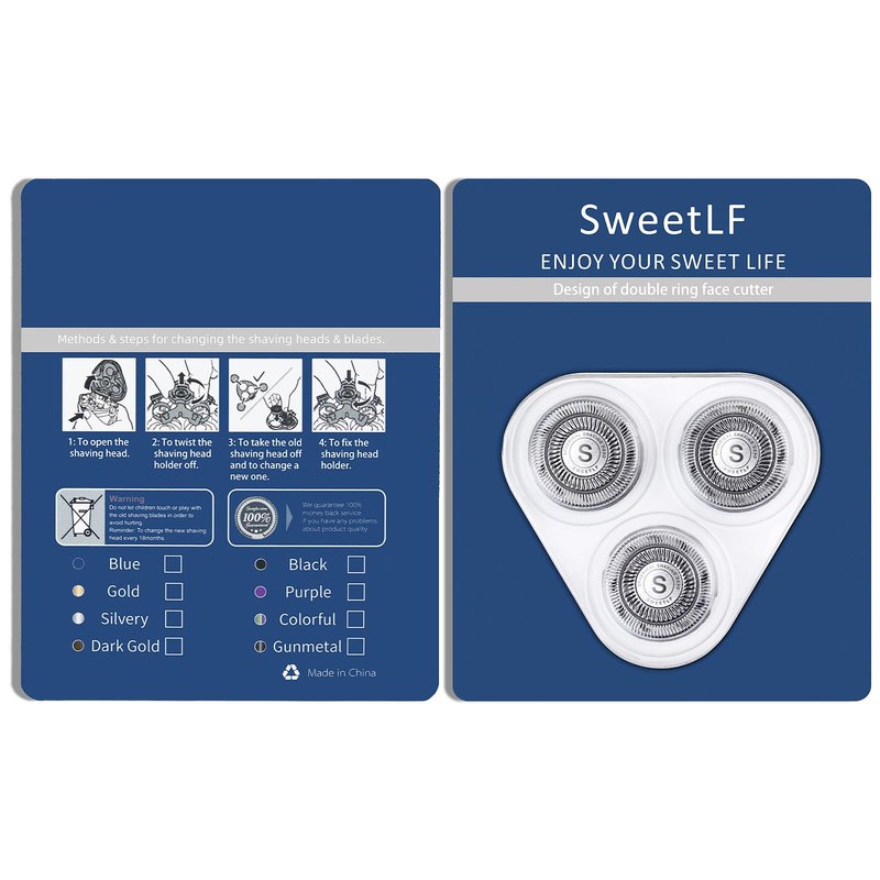 SweetLF Replacement Blade 303D 9A Suitable for Electric Shavers for Men, Model ZS603 or SWS7105