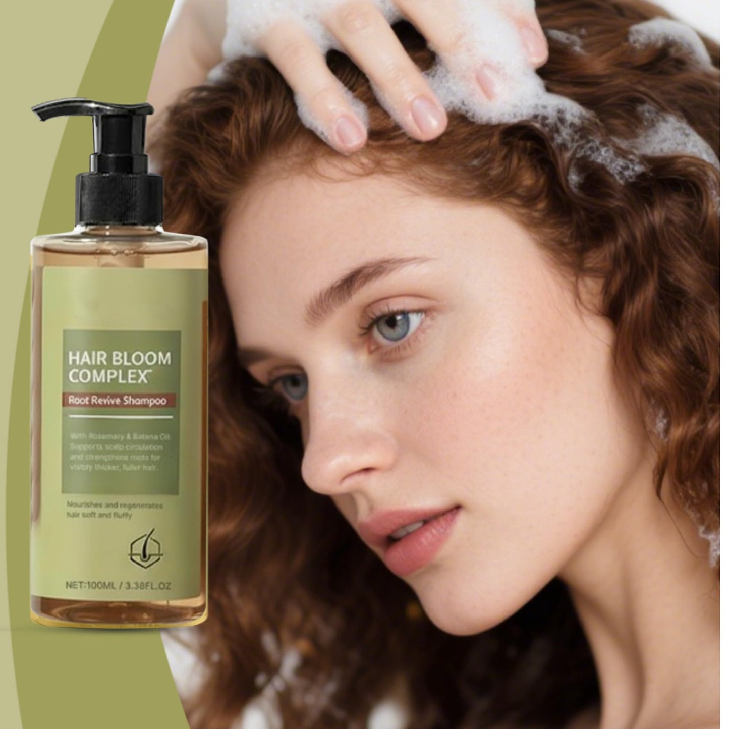 Root Revival Shampoo, Deeply Moisturizes and Strengthens Hair Roots for Loss and Thinning Hair, Hair Regrowth Shampoos for Women (1 Pcs)