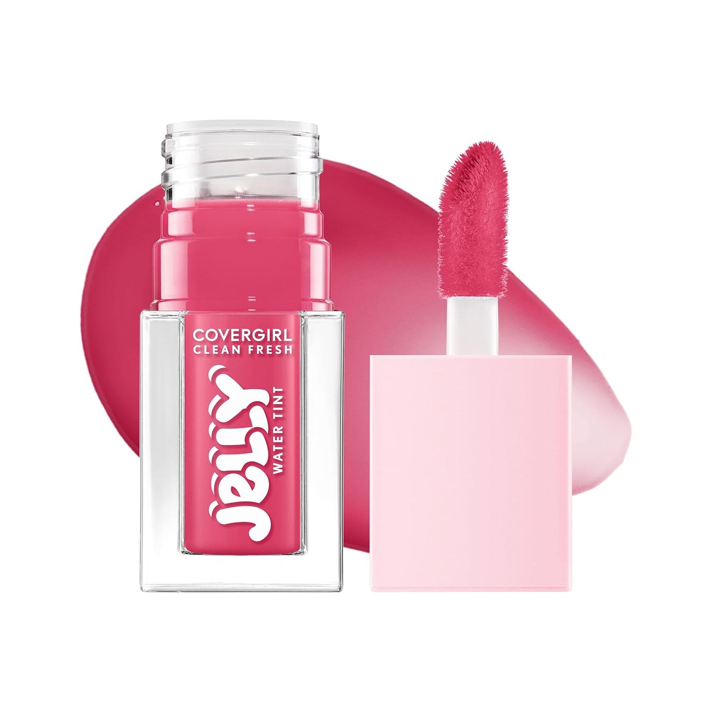 COVERGIRL Clean Fresh Jelly Water Tint | Hydrating Lip & Cheek Tint - 20 Cherry Burst (Cherry Red)