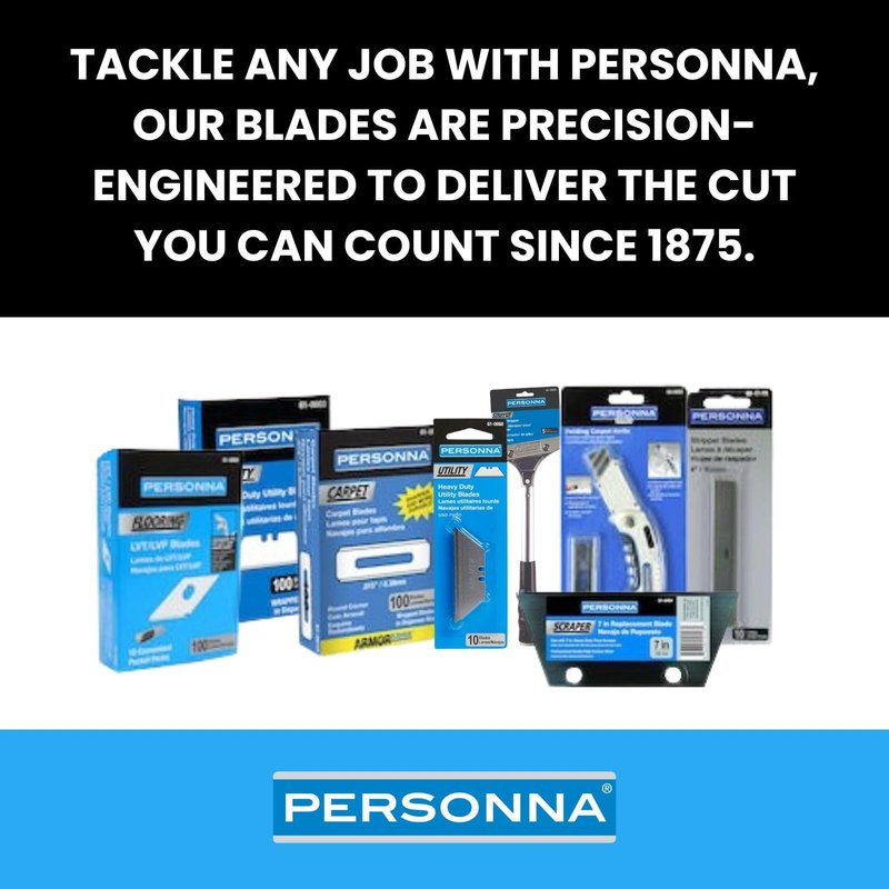 Personna DE Stainless Steel Double Edge Blades - 4" Length, 4.25" Width, 0.5" Height, 5-Pack - 60-0141-NUPC